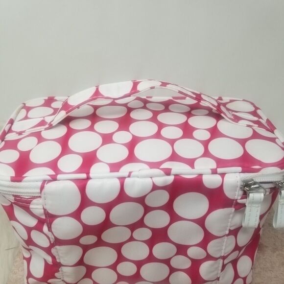 PINK POLKA DOT MAKEUP BAG - Picture 4 of 10